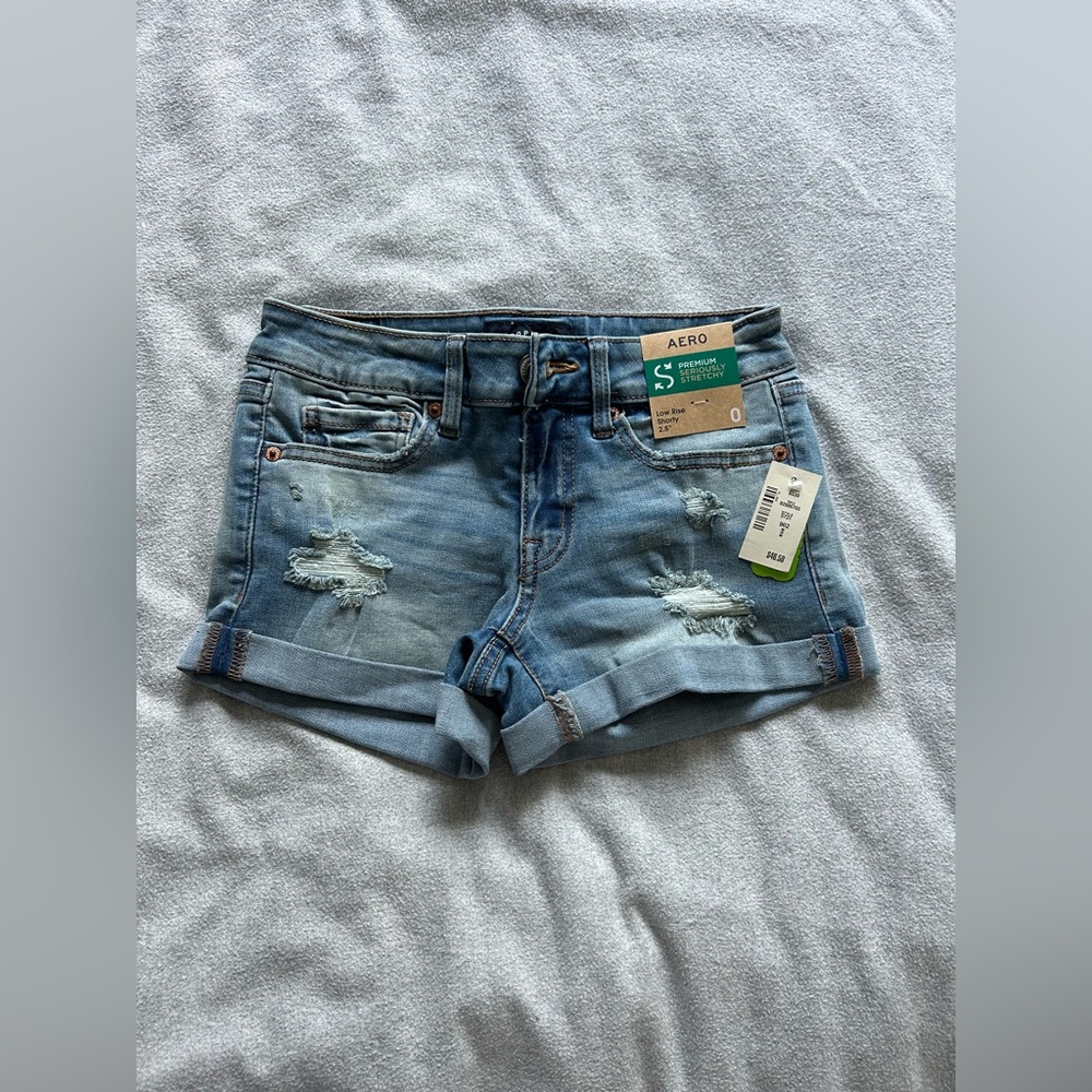 Aeropostale Low Rise Premium Seriously Stretchy Shorty 2.5" NWT